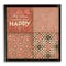 Stupell Industries Do What Makes You Happy Vintage Red Patterns Framed Wall Art
